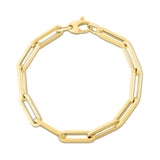 14K Gold 6.1mm Paperclip Chain 