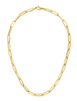 14K Gold 6.1mm Paperclip Chain 