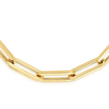 14K Gold 6.1mm Paperclip Chain 