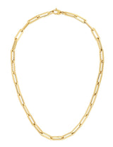 14K Gold 6.1mm Paperclip Chain 