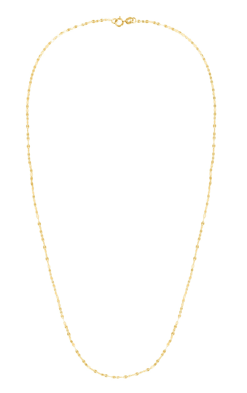 14K Gold 1.4mm Mirror Rolo Chain 