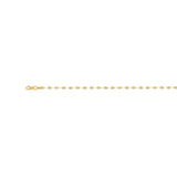 14K Gold 1.7mm Sparkle Valentino Chain 