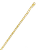 10K Gold 3.2mm Paperclip Chain