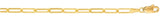 14K Gold 3.2mm Lite Paperclip Chain
