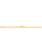 10K Gold 3.2mm Paperclip Chain