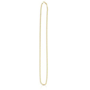 14K Gold 2.2mm Oval Mirror Link Chain 