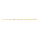 14K Gold Hexagon Link Chain