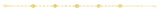 14K Gold Mirror Chain and Puffed Mariner Station Anklet