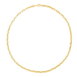 14K Corto Link Paperclip Chain