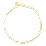 14K Lungo Paperclip Chain