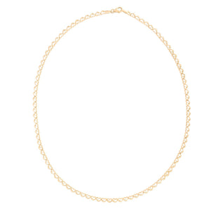 14K Gold Heart Link Chain