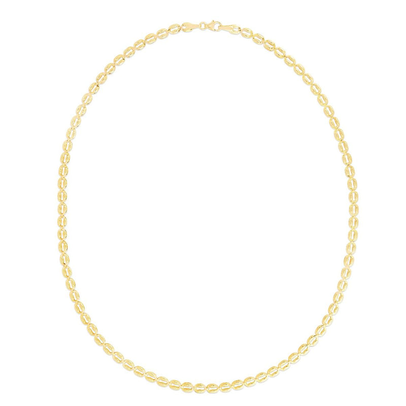 14K Gold Oval Link Chain