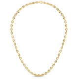 14K Puffed 5.4mm Mariner Chain
