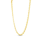 14K Puffed 5.4mm Mariner Chain