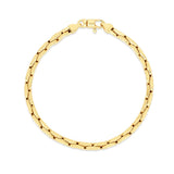 14K Gold Compressed Cable Link Chain