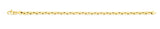 14K Gold Compressed Cable Link Chain