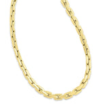 14K Gold Compressed Cable Link Chain