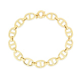 14K Gold 8.8mm Mariner Chain
