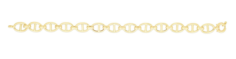 14K Gold 8.8mm Mariner Chain