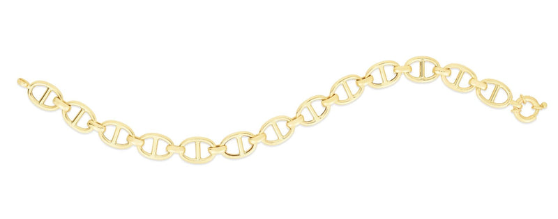 14K Gold 8.8mm Mariner Chain