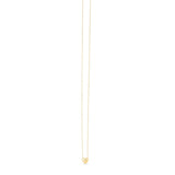 14K Gold Scribbles Heart Necklace