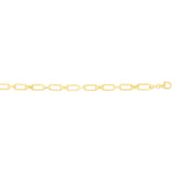 14K Paperclip Rondel Link Chain