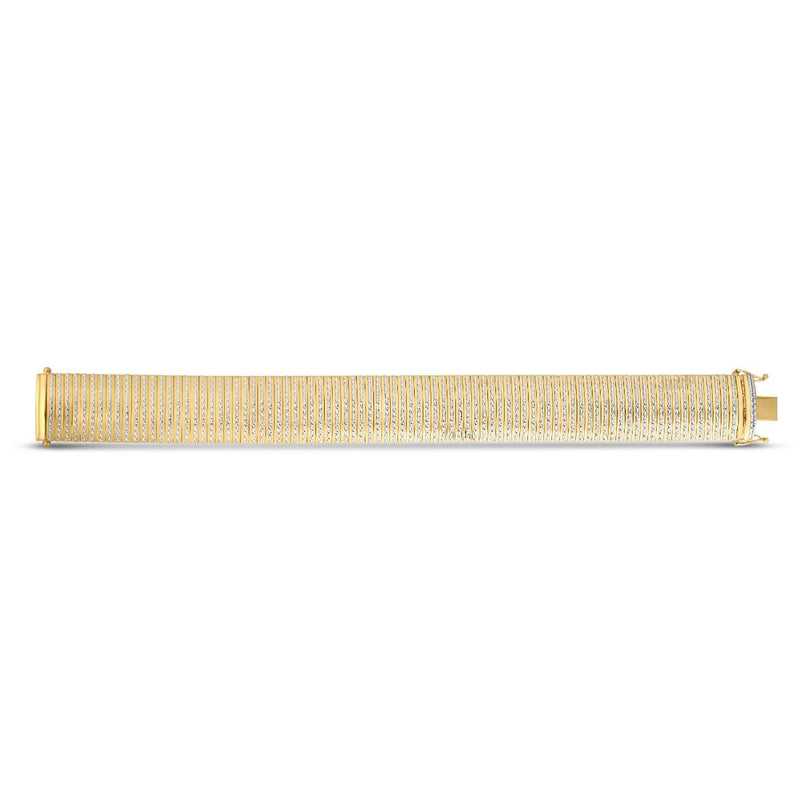 14K Bold Diamanté Flex Bracelet