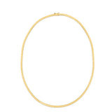 14K Brick Omega Necklace