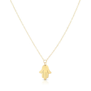 14K Gold Hamsa Necklace