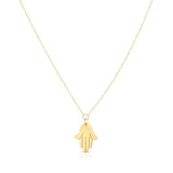 14K Gold Hamsa Necklace