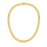 14K Gold Basketweave Necklace