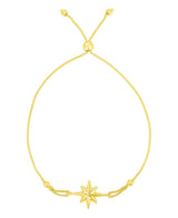 14K Gold North Star Bolo Bracelet