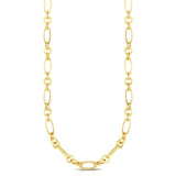 14K Gold Elongated Oval Link Chain