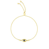 14K Gold Eye Friendship Bracelet