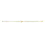 14K Gold Clover Bracelet