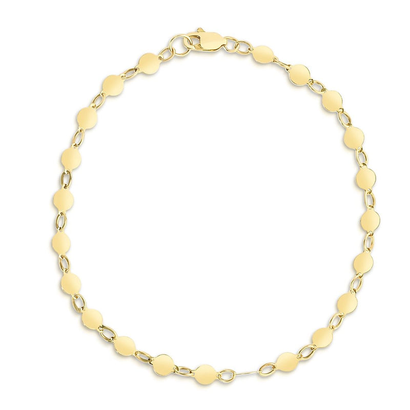 14K Gold Mirror Chain