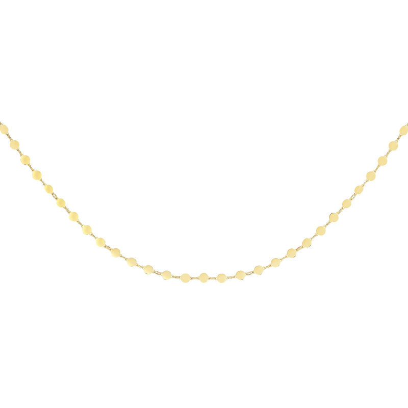 14K Gold Mirror Chain