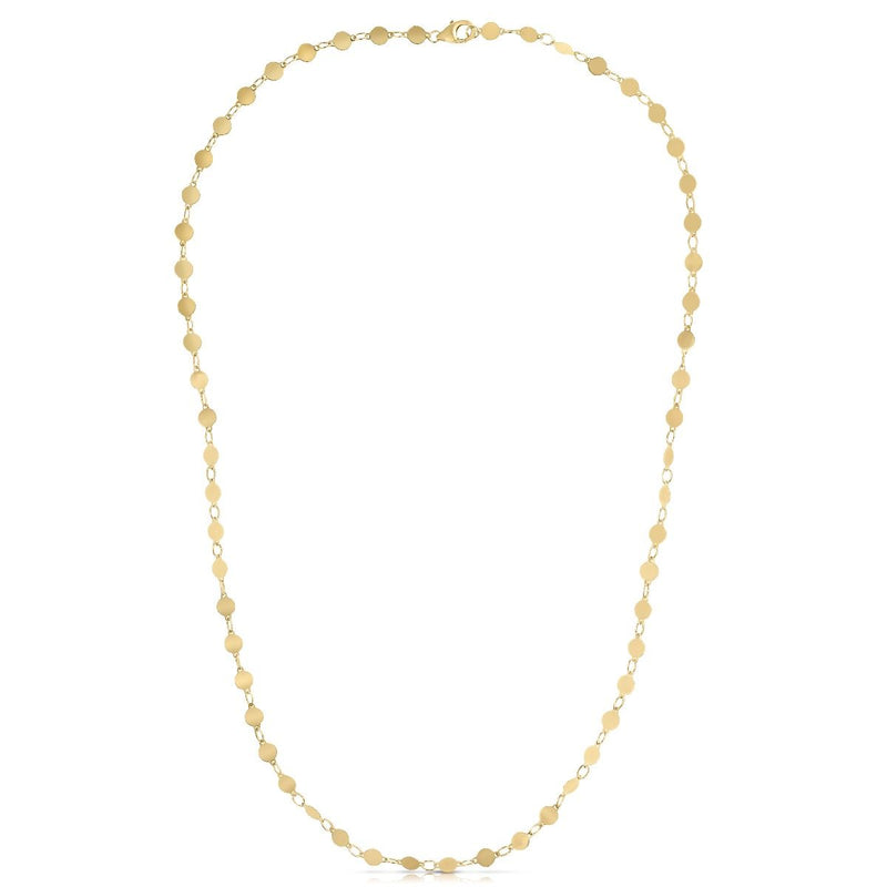 14K Gold Mirror Chain