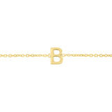 14K Mini Initials Bracelet - ALL LETTERS