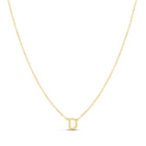14K Mini Initials Necklace Series - ALL LETTERS