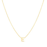 14K Mini Initials Necklace Series - ALL LETTERS