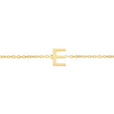 14K Mini Initials Bracelet - ALL LETTERS