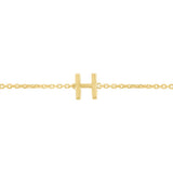 14K Mini Initials Bracelet - ALL LETTERS