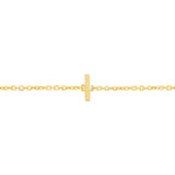 14K Mini Initials Bracelet - ALL LETTERS