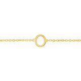 14K Mini Initials Bracelet - ALL LETTERS