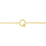 14K Mini Initials Bracelet - ALL LETTERS