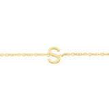 14K Mini Initials Bracelet - ALL LETTERS