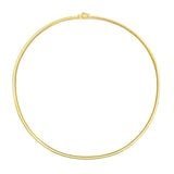 14K Gold 3mm Reversible Bi Metal Omega