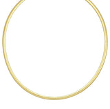 14K & Silver 4mm Reversible Bi Metal Omega