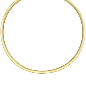 14K & Silver 5mm Reversible Bi Metal Omega